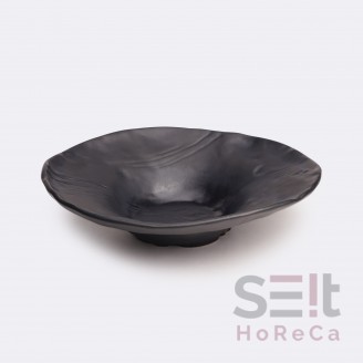 Тарілка для пасти 27 см 350 мл Black Pearl Lugano, Manna Ceramics
