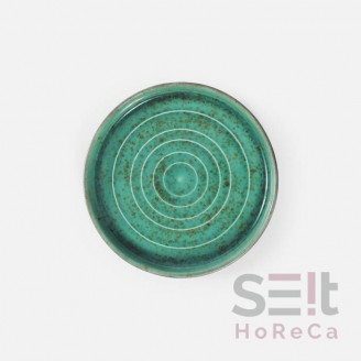 Тарілка кругла з вертикальним бортом 24 см спренкель, Ceramics
