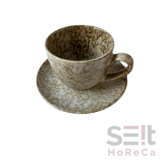 Чашка чайна 300 мл с блюдцем Norman, Ceramics