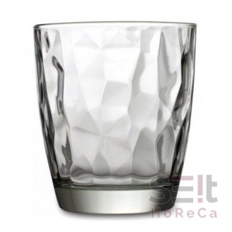 Склянка низька 390 мл прозора Diamond, Bormioli Rocco
